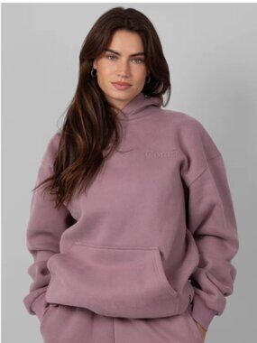 Comfrt Minimalist Hoodie-Orhid-Small